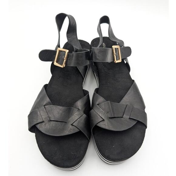 Kelsi Dagger Brooklyn Breeze Platform Sandals Women's Black Size US8.5 EU39 - Picture 3 of 13